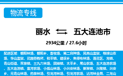麗水到五大連池市物流專(zhuān)線(xiàn)-麗水至五大連池市貨運(yùn)公司